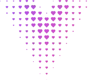 Halftone Heart Pattern